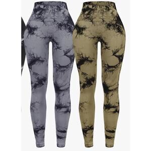 Amazon: Set of 2 Butt Scrunch Tie Dye Leggings